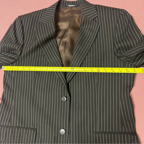 Dolce & Gabbana Sicily 2 pieces Suit In Stretch Pinstripe Wool men’s size 50 - Picture 12 of 16